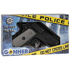 تفنگ اسباب بازی فلزی پلیس گانهر Gonher مدل 46.6_اسباب بازی